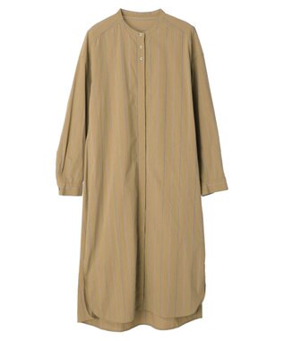 AMERICAN HOLIC バンドカラーシャツワンピース Camel