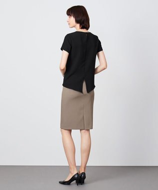 BEIGE， SHELBY / ハーフスリーブブラウス Black