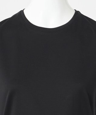 23区 【エステータ】スーピマコットン プレミアムジャージー ノースリーブTシャツ ブラック系