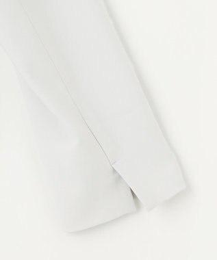 ANY SIS S 【セットアップ可】セレモニーダブルクロス ノーカラージャケット ライトグレー