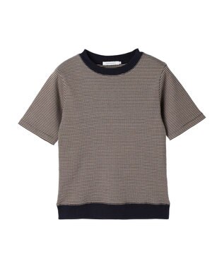 AMERICAN HOLIC ミジンボーダーカットプルオーバー Navy