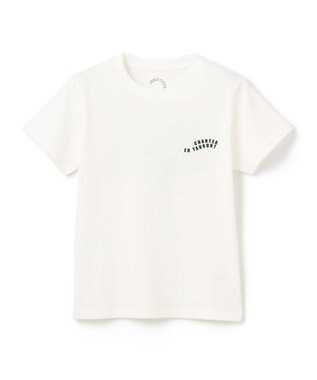 UNFILO 【110-150cm】CLEAN Tee(UNISEX) オフ[グリーンロゴ]