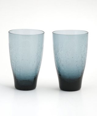 たち吉 【たち吉】ほのあかり ペアグラス〈2個〉 ブルー