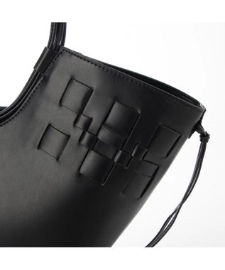 UNBILLION kakatoo メッシュ台形トートバッグ ブラック