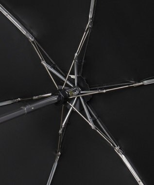 MOONBAT 【 遮光率100％/遮熱/UV/コンパクト】PAUL&JOE ACCESSOIRES(ポール&ジョー) 晴雨兼用日傘 ヌネット×ロゴ ネコ 5段折りたたみ傘 ベージュ