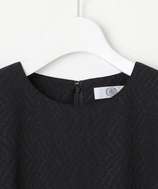 J.PRESS LADIES 【WEB限定】POP UPジャカード ワンピース 【WEB限定】ブラック系