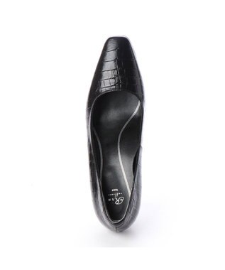 Riz raffinee <Riz raffinee>スクエアトゥパンプス ブラックカタオシ