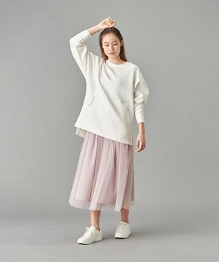 Chacott ダンボールプルオーバー オフホワイト