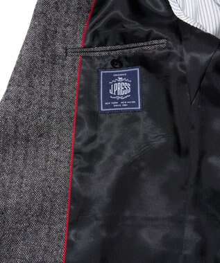J.PRESS MEN 【J.PRESS ORIGINALS】WOOL/INEN TWEED 3B AUTHENTIC JACKET グレー系1