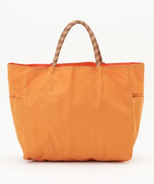 23区 【好評につき新色追加】NOMADIS  SAC2 W ナイロン リバーシブル トートバッグ オレンジ×ダークオレンジ