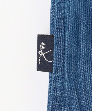 組曲 KIDS 【110-140㎝】 ブルーフラワーデニムキュロット ネイビー