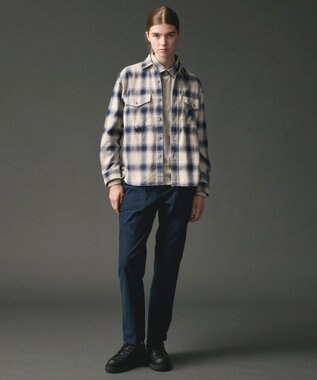 JOSEPH ABBOUD MOUNTAIN 【オーガニックコットン使用/JAPANファブリック】アウトドア ポロ アイボリー系