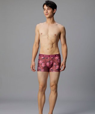 WACOAL MEN ボクサーパンツ 立体フロントで、快適キープ フロント快適設計 肌あたり軽減設計 前閉じ GT3220 /ブロス バイ ワコールメン エンジ