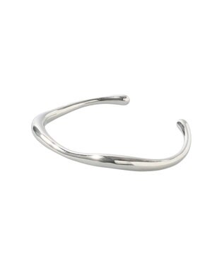 YECCA VECCA ステンレスC型バングル Silver