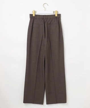ANY SIS S ウーステッドエステル ワイドパンツ モカグレー