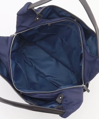 Y'SACCS シワナイロン2WAYトートバッグ Mサイズ ネイビー