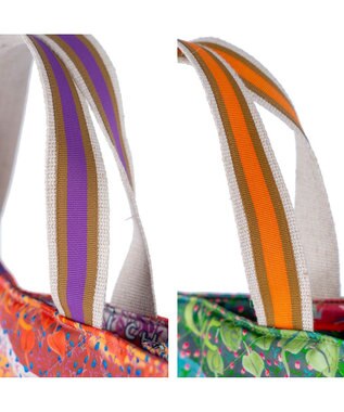 tsumori chisato CARRY ガーデンゴルフクラブキルト トートバッグ A4サイズ パープル