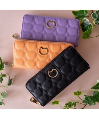 ラインネコ ラウンドファスナー長財布 / tsumori chisato CARRY ラインネコ ラウンドファスナー長財布 / tsumori chisato CARRY
