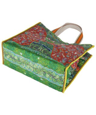 tsumori chisato CARRY ガーデンゴルフクラブキルト トートバッグ A4サイズ オレンジ