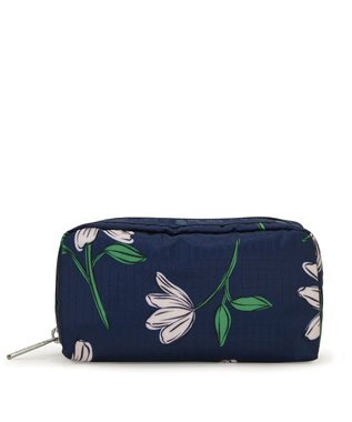 LeSportsac RECTANGULAR COSMETIC/フローラルブルームズネイビー