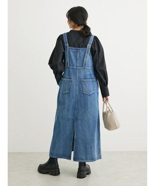 Green Parks タックブラウス Black