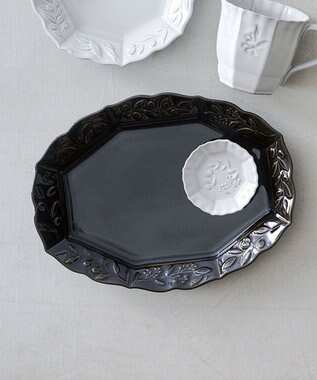 aito製作所 オリーヴ　オーバルプレート ブラック_111136