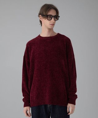 WEGO 【ユニセックス着用ITEM/MLサイズ展開】ベロアモールプルオーバー