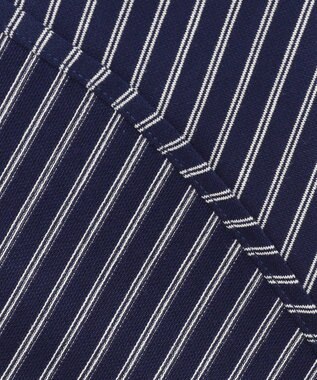 JOSEPH ABBOUD 【綿100％・自然なストレッチ】マイクロストライプジャージー シャツ ネイビー系1