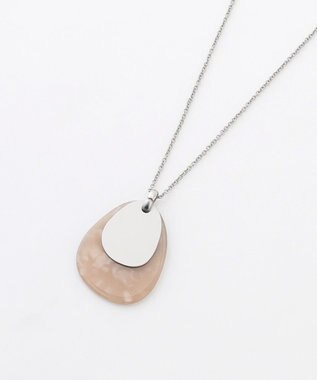 自由区 【SHIHOさん着用・ワンポイントアイテム】オーバルアセチメタル ネックレス