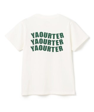 UNFILO 【110-150cm】CLEAN Tee(UNISEX) オフ[グリーンロゴ]