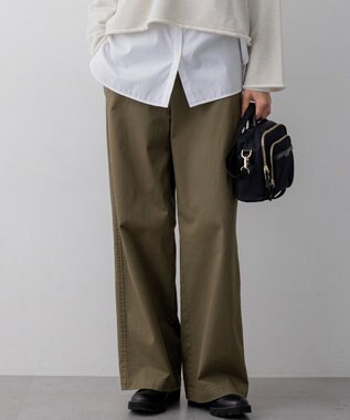 23区 【先行予約/Oggi9月号掲載/洗える】ストレッチギャバ チノ パンツ