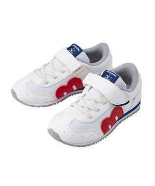 MIKI HOUSE HOT BISCUITS 【WEB限定】【16-21cm】ミズノコラボ キッズシューズ【WebLimited】 白