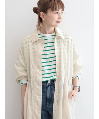 AMERICAN HOLIC 撥水加工ナイロンコート Ivory