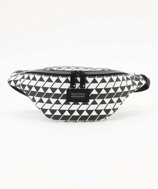 【UNISEX】フラッグ総柄ボディバッグ　ラウンドにもタウンユースにも使える！