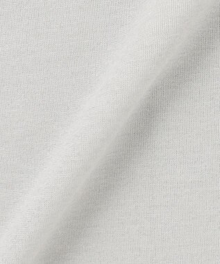 J.PRESS LADIES 【洗える・接触冷感・UVカット】ラメ天竺 カットソー シルバー系