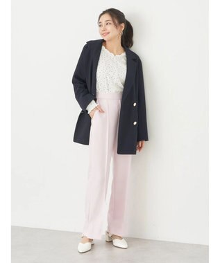 earth music&ecology ダブルテーラードジャケット Navy