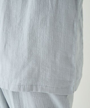 UCHINO マシュマロガーゼ ベーシック メンズパジャマ ライトグリーン