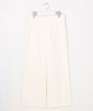 J.PRESS LADIES 【WEB限定カラーあり】タスランチノ セミワイド パンツ 【WEB限定】オフホワイト系