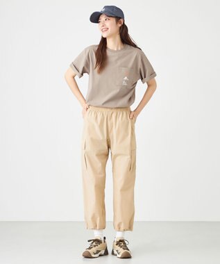 SHARE PARK LADIES 【UVカット・吸水速乾・ストレッチ・軽量 】ロゴポケットTシャツ（S・Mサイズ） グレー系