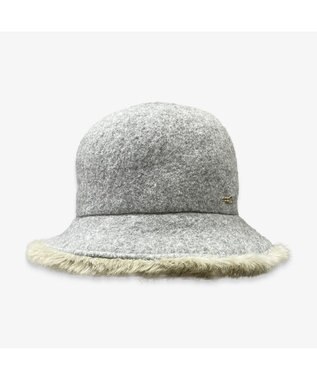 林八百吉商店 un chapeau ファー付きセーラー グレー