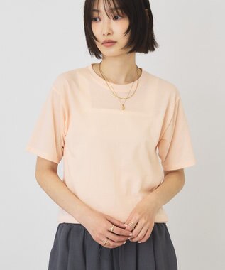AMERICAN HOLIC 【2点セット】レイヤードシアーTシャツ Off White