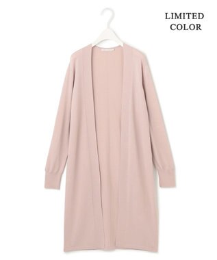 ICB 【WEB限定カラーあり】 シンセティックハイゲージ ロングカーディガン ピンク系［WEB限定］