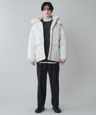 WEGO SORONA（R）　ミリタリーパテッドブルゾン ホワイトその他