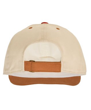 MIKI HOUSE HOT BISCUITS 【46-54cm】 バイカラー ロゴキャップ アイボリー