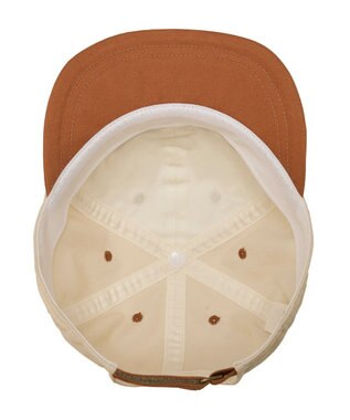 MIKI HOUSE HOT BISCUITS 【46-54cm】 バイカラー ロゴキャップ アイボリー