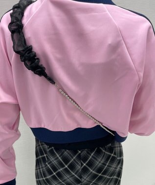 WEGO くしゅくしゅビーズストラップ ブラック