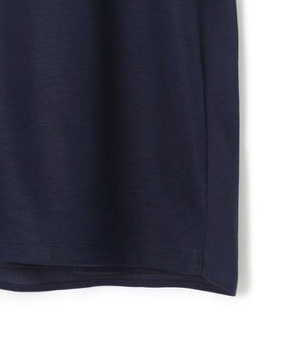 BEIGE， 【WEB限定・洗える】MELISSA / バックシフォンスキッパー半袖トップス Navy