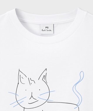 Paul Smith Drawn by Paul Cat Tシャツ ホワイト