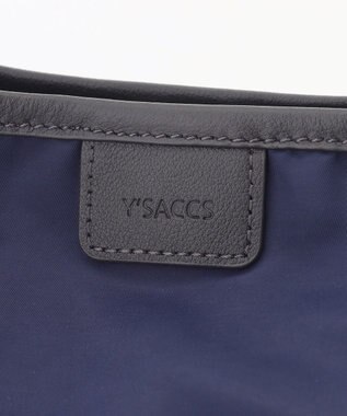 Y'SACCS シワナイロン2WAYトートバッグ Mサイズ ネイビー
