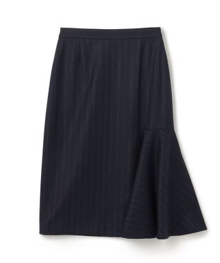 BEIGE， 【S-size】MARCEAU / ストライプスカート Navy × White Line